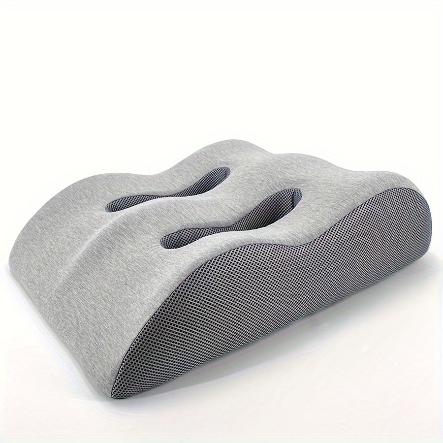 Ergonomic Leg Wedge Pillow for Post-Surgery & Injury Support, Breathable Design for & Improved Circulation, Removable Washable Cover, Mesh Fabric for Ventilation, Double Leg Elevation, Comfortable Rest &